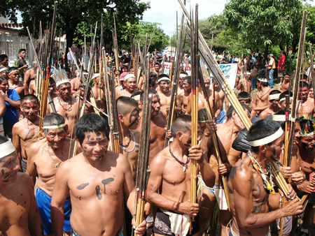 Indigeni si mobilitano nel Sud del paese. Foto ONIC  